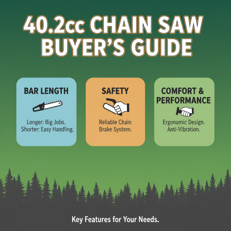 How to Choose the Best Chain Saw 40.2cc for Your Needs in 2025