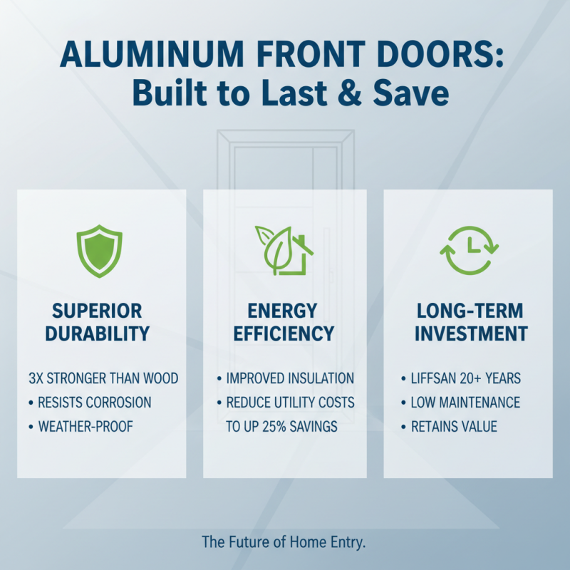 Why Choose Aluminium Front Doors for Your Home: Benefits and Insights