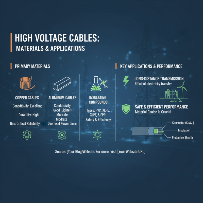 10 Best High Voltage Cables for Safe and Efficient Power Transmission