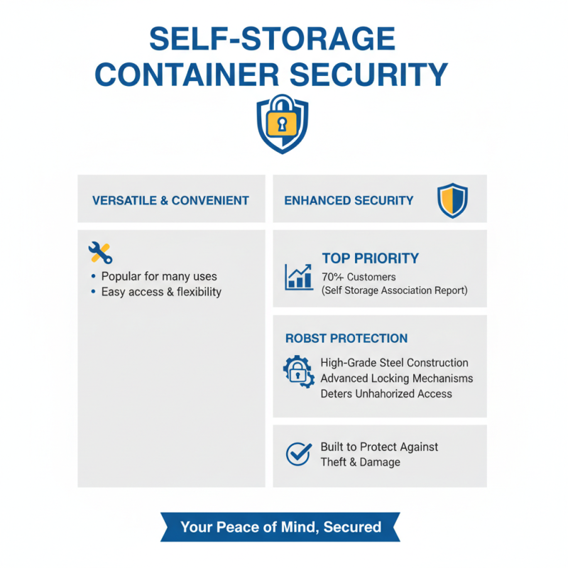 Top 10 Benefits of Using Self Storage Containers for Your Space Needs