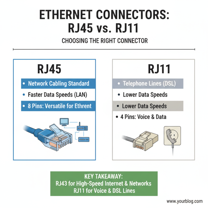 Top Ethernet Connectors: Choosing the Best for Your Network Needs
