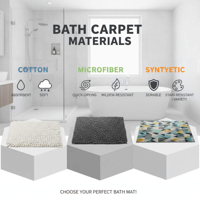 Bath Carpet Trends for 2025 How to Choose the Perfect Bath Carpet for Your Home