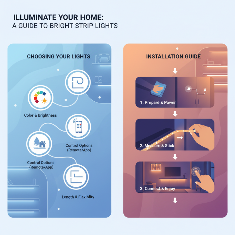 How to Choose and Install Bright Strip Lights for Your Home Decor