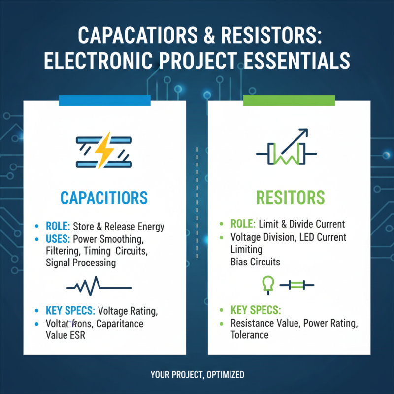 How to Choose Between Capacitors and Resistors for Your Electronic Projects