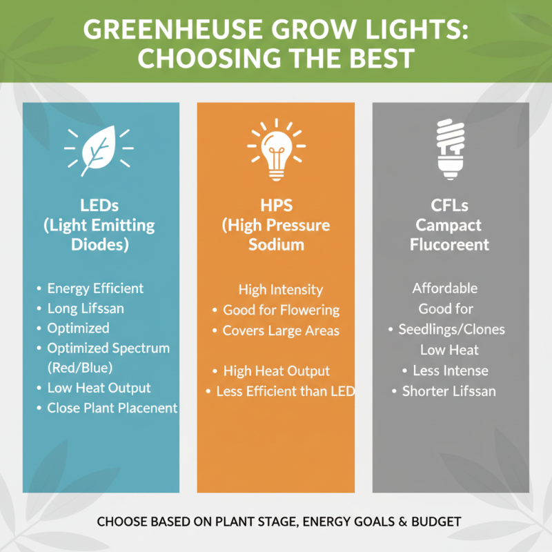 Top 10 Tips for Choosing the Best Greenhouse Lights for Your Plants