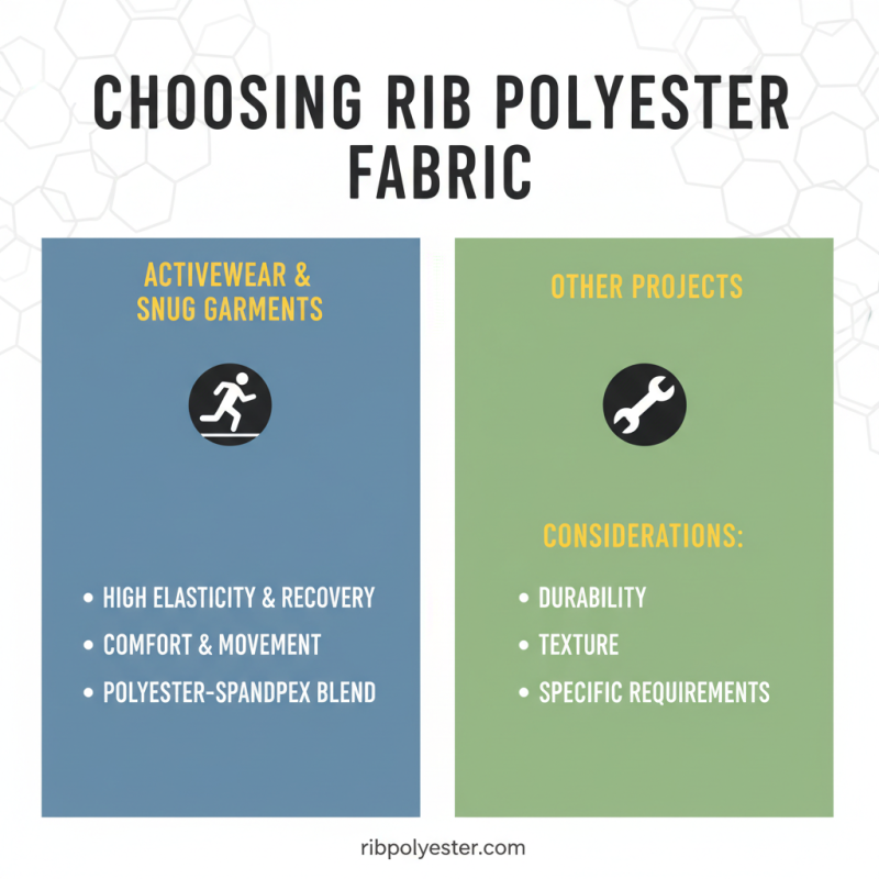 How to Choose the Right Rib Polyester Fabric for Your Projects