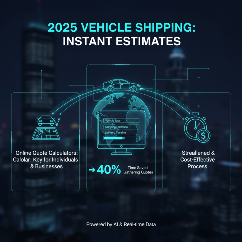 How to Get Accurate Vehicle Shipping Estimates in 2025: Tips & Tools