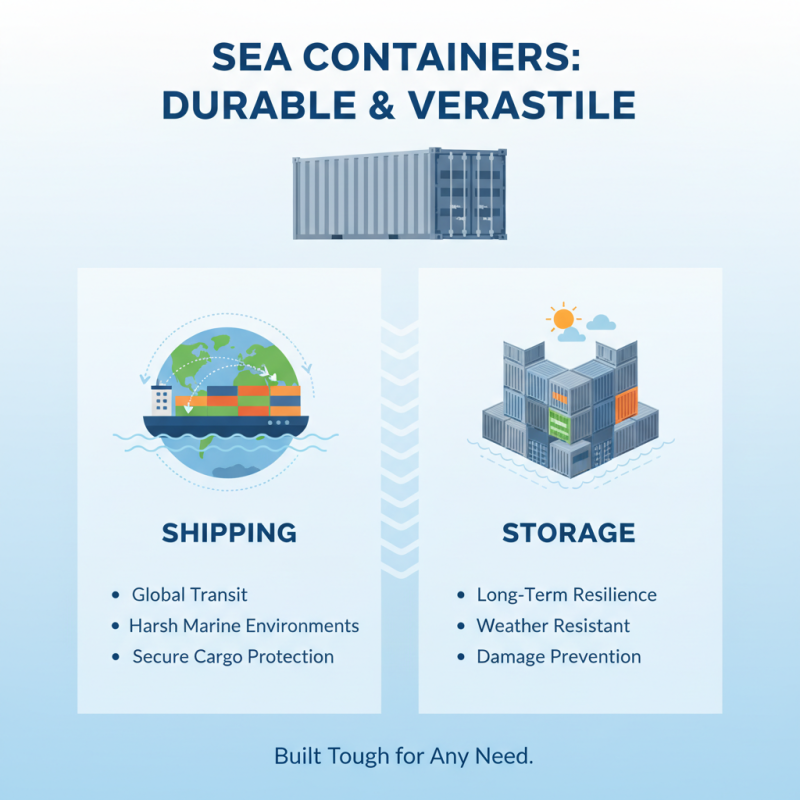 Why Choose Sea Containers for Your Shipping and Storage Needs?