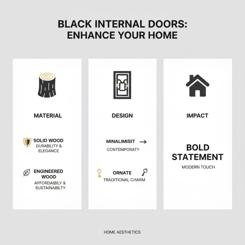 Top Tips for Choosing Black Internal Doors That Enhance Your Home Aesthetic