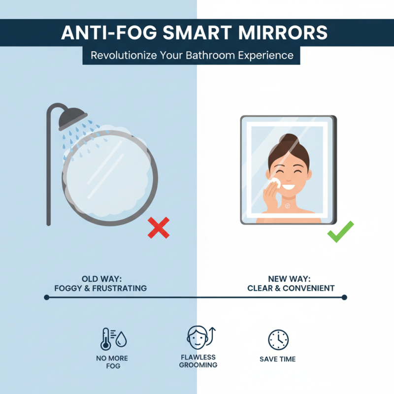 What is an Anti-Fog Smart Mirror and How Does it Work to Improve Your Bathroom Experience