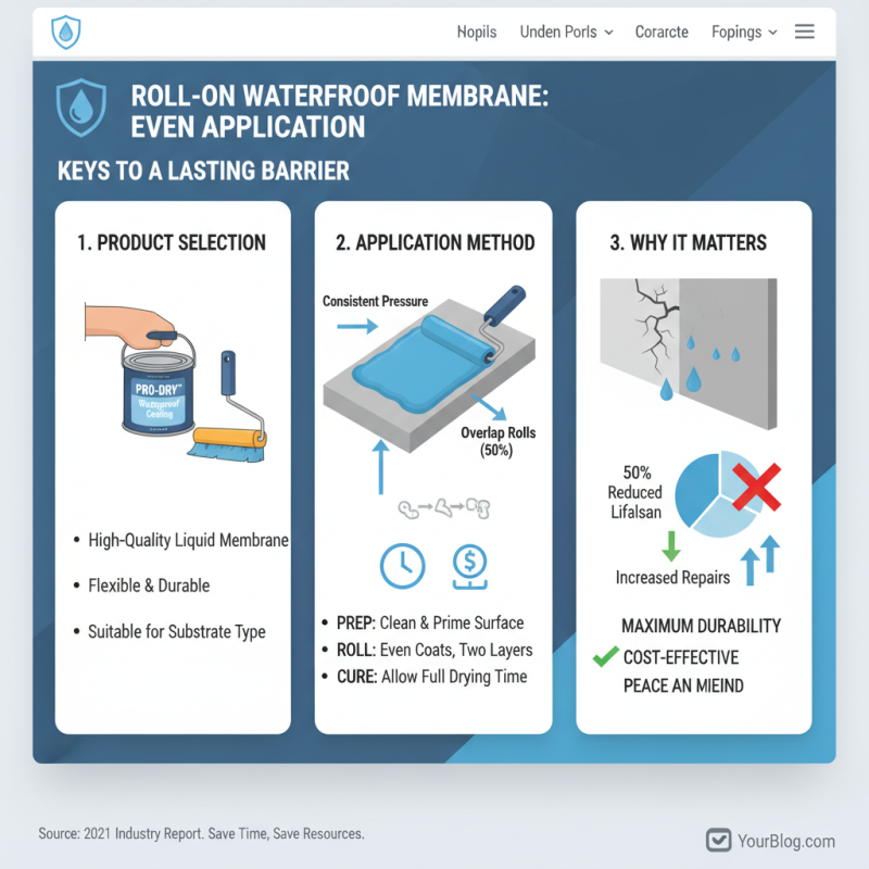 10 Essential Tips for Using Roll-On Waterproof Membrane Like a Pro