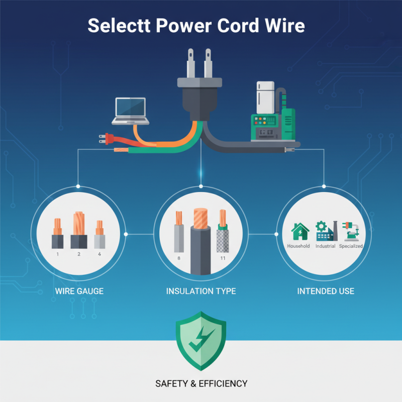 Top Tips for Choosing the Right Power Cord Wire for Your Needs