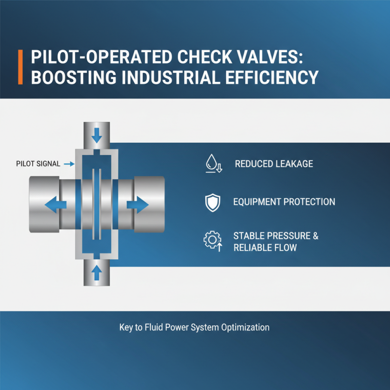 Top 10 Benefits of Pilot Operated Check Valves in Industrial Applications