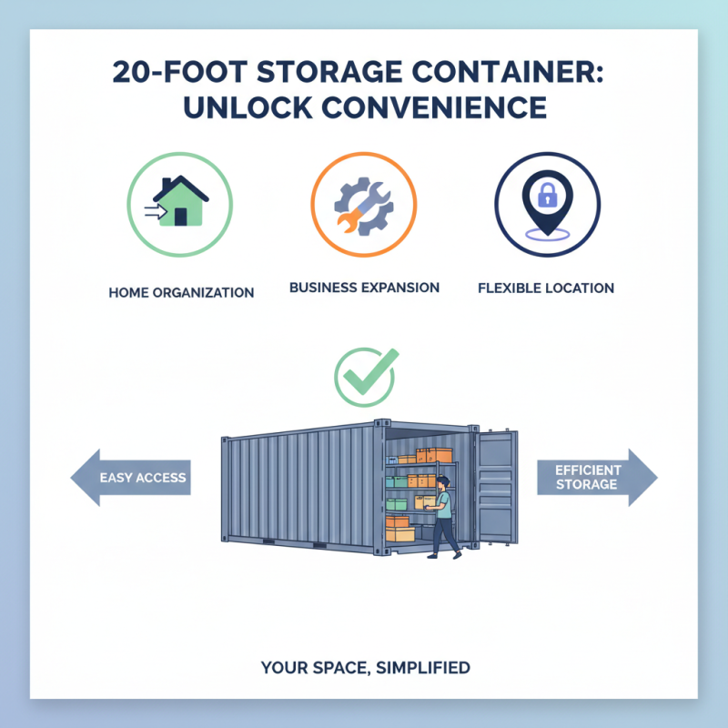20 Best Benefits of Using a 20 Foot Storage Container for Your Needs
