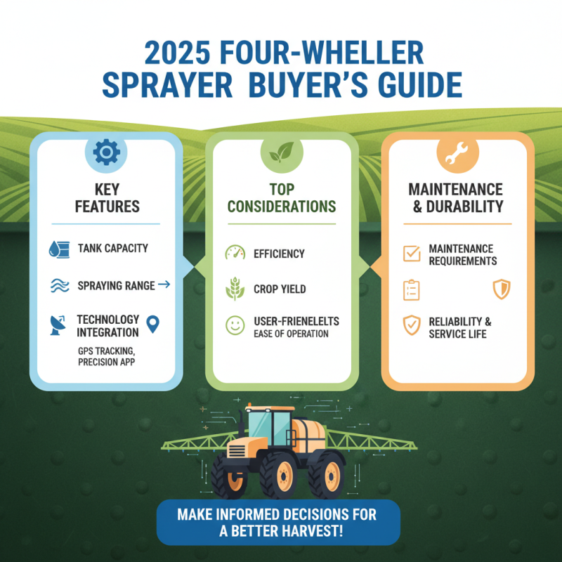 Top Four Wheeler Sprayers of 2025 for Efficient Agricultural Applications