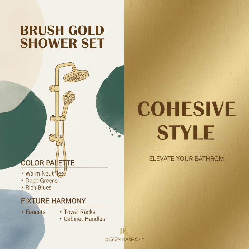 How to Choose the Best Brush Gold Shower Set for Your Bathroom Upgrade