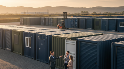 How to Choose the Best Shipping Container Storage Units for Your Needs