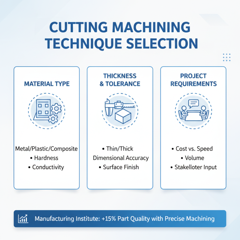 How to Choose the Right Cutting Machining Technique for Your Project