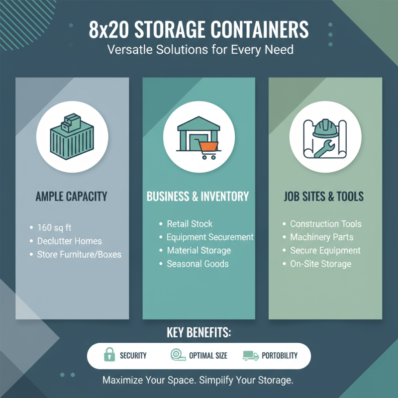 8 Best 8x20 Storage Container Options for Your Space Needs