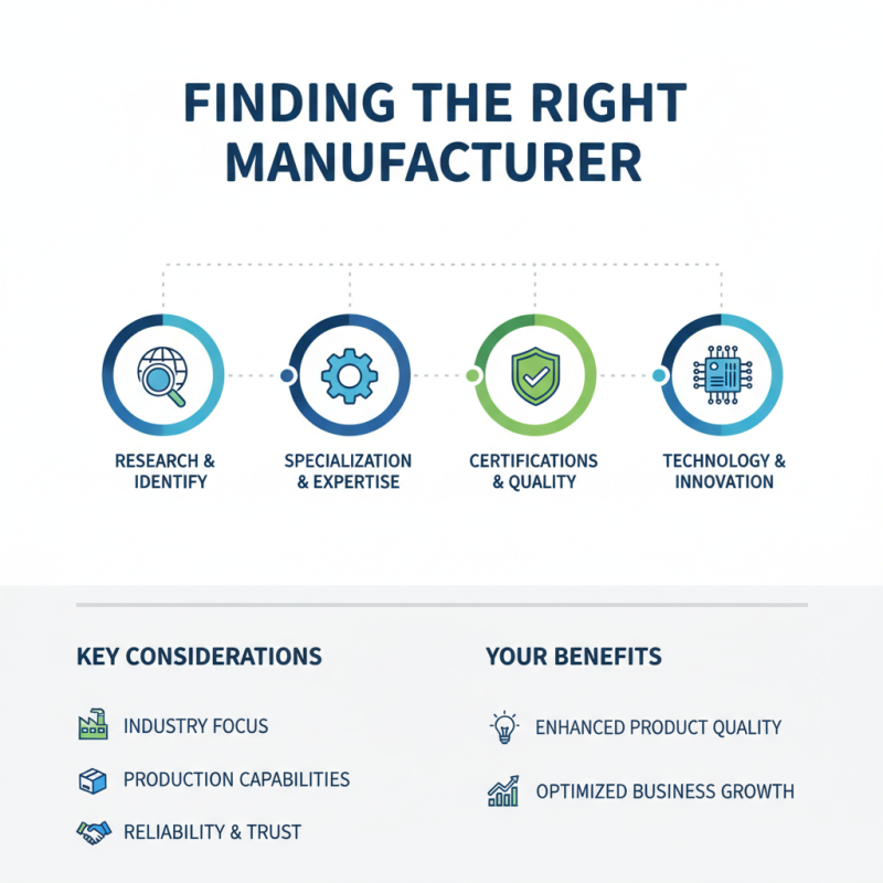How to Choose the Right Manufacturer for Your Business Needs