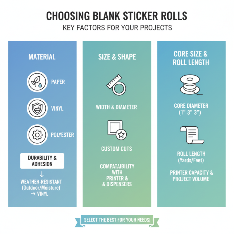 How to Choose the Best Blank Sticker Rolls for Your Projects in 2025