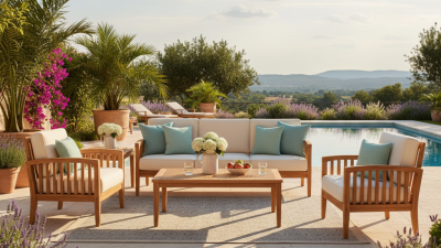 How to Choose the Perfect Teak Sofa Set for Your Outdoor Space