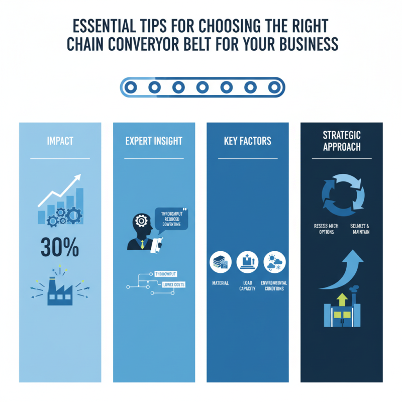 Essential Tips for Choosing the Right Chain Conveyor Belt for Your Business