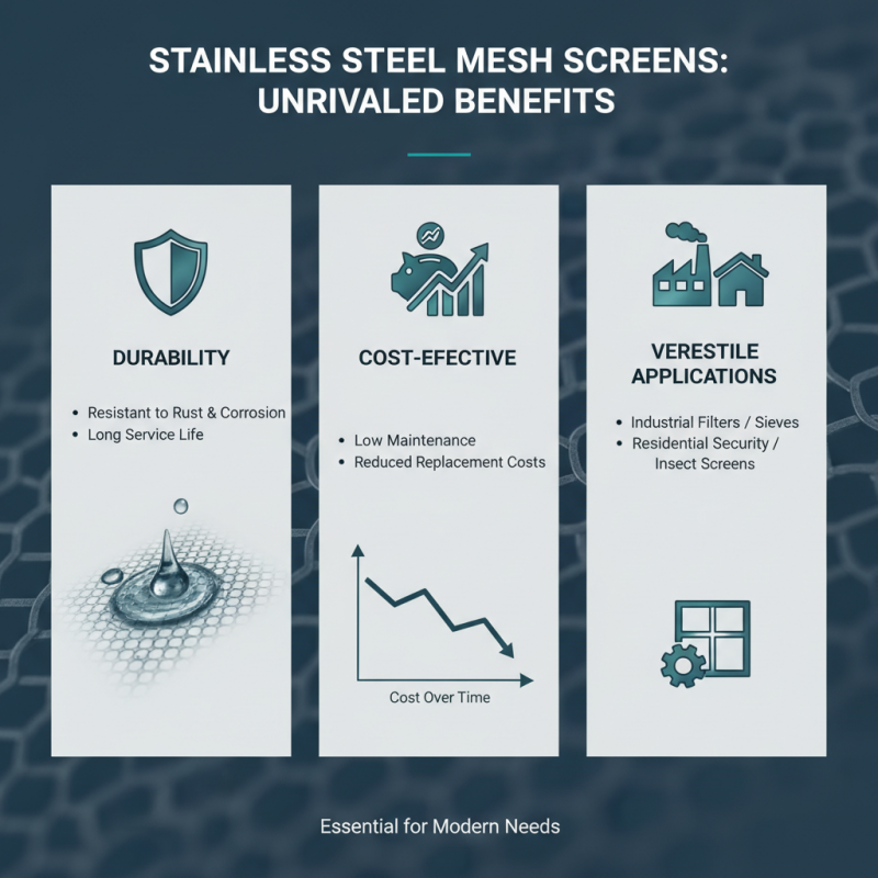 Top 2025 Stainless Steel Mesh Screen Uses and Benefits You Need to Know