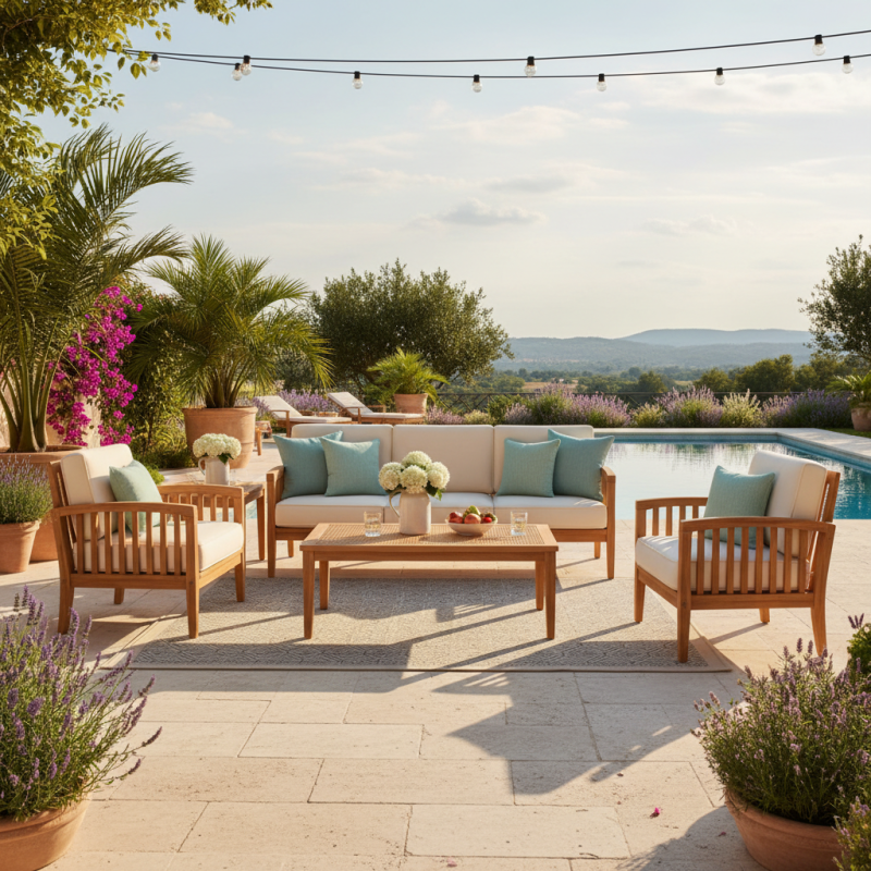 How to Choose the Perfect Teak Sofa Set for Your Outdoor Space