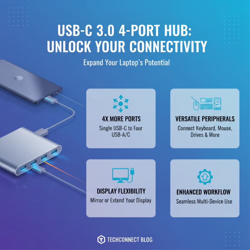 Top 5 Usb-C 3.0 Hubs with 4 Ports for Ultimate Connectivity Solutions