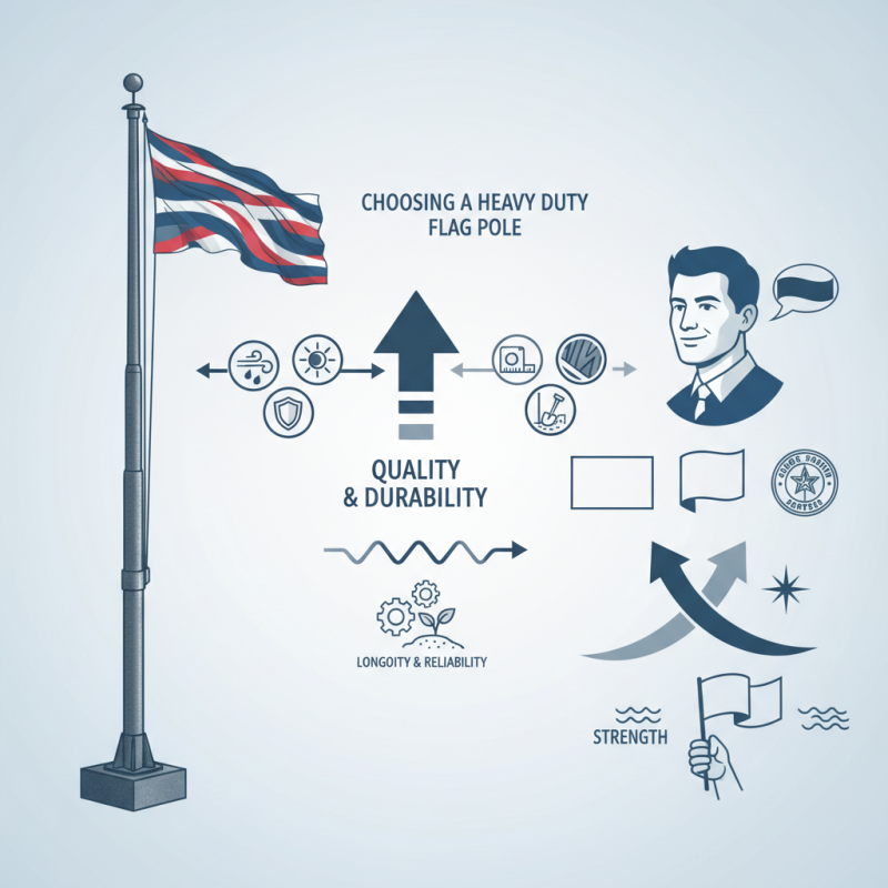 How to Choose the Best Heavy Duty Flag Pole for Your Needs