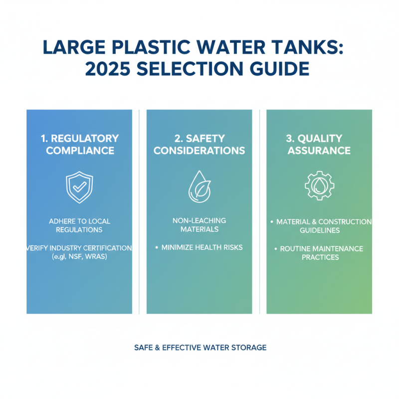 Top 2025 Guide to Choosing the Best Large Plastic Water Tanks for Your Needs