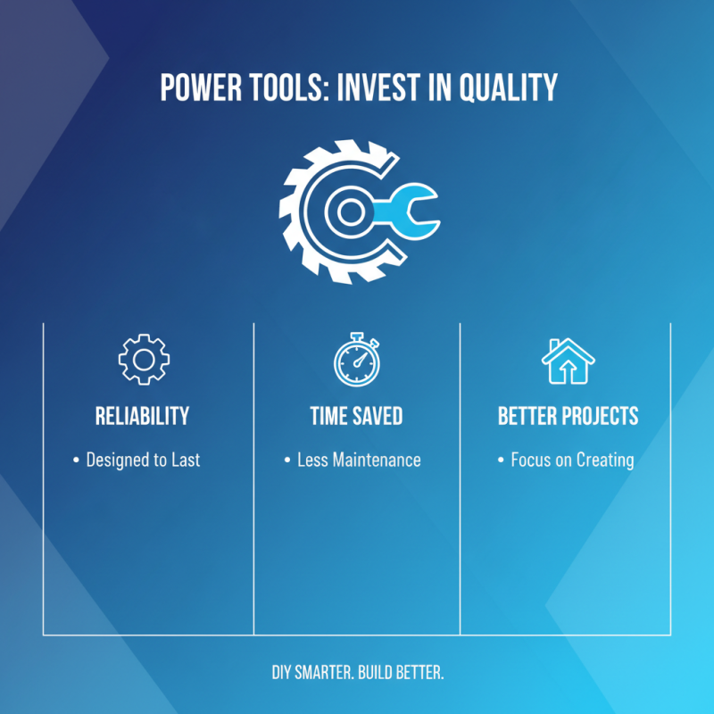 Why You Should Invest in Power Tools for Your DIY Projects and Home Improvements