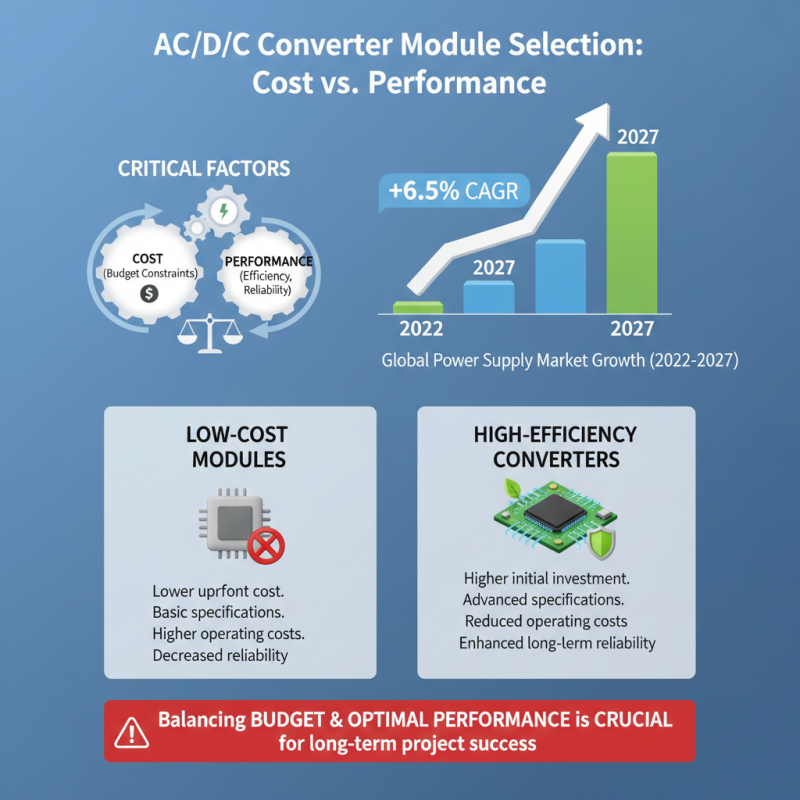 How to Choose the Best AC DC Converter Module for Your Project Needs