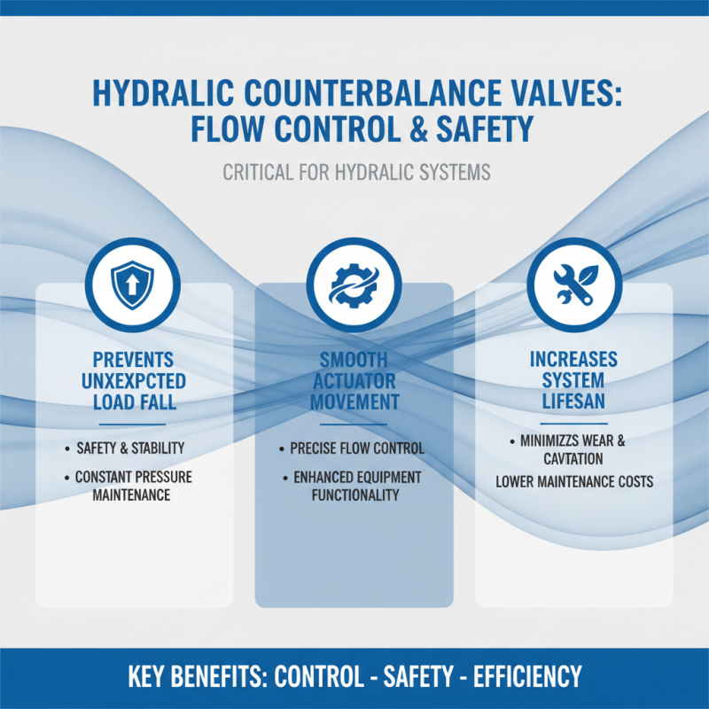 Why Are Counterbalance Valves Essential for Hydraulic System Performance