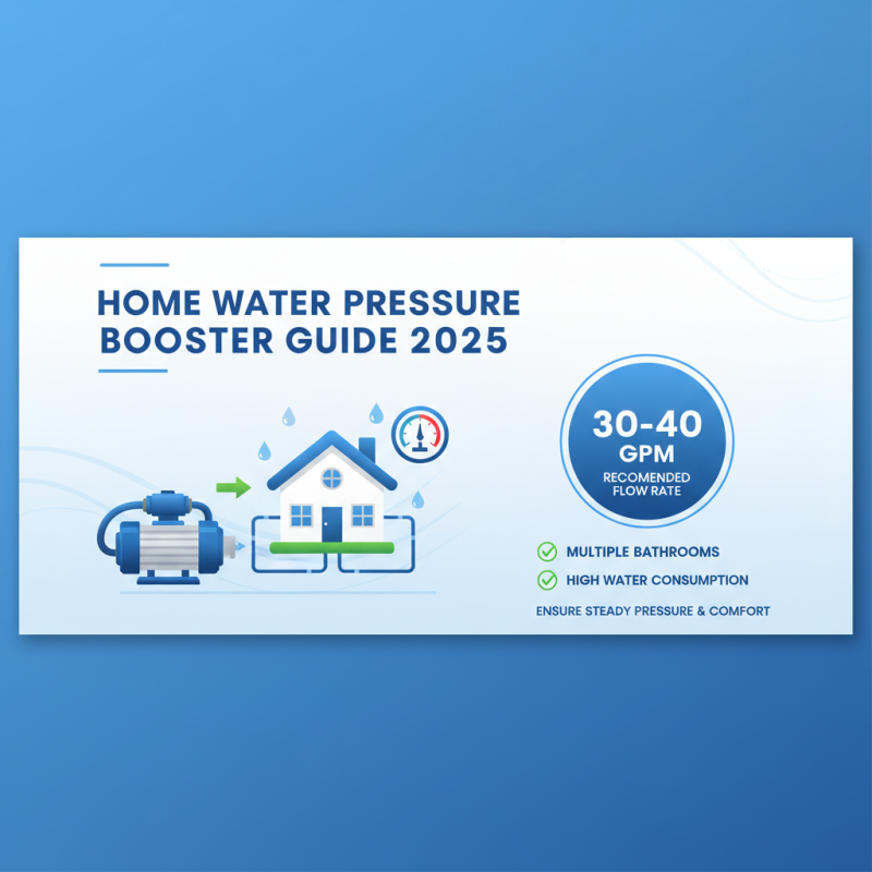 How to Choose the Best Water Pressure Booster for Your Home in 2025