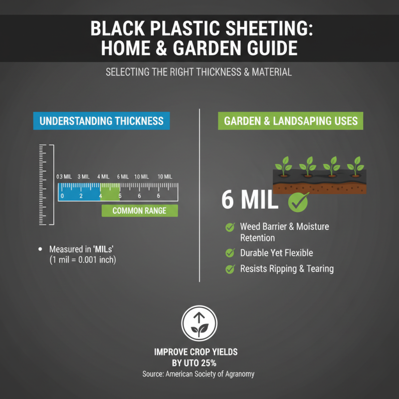 Top 10 Tips for Using Black Plastic Sheeting in Your Home and Garden Projects