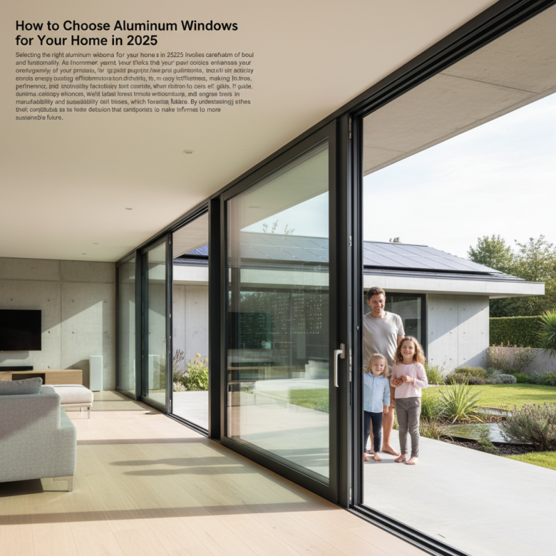 How to Choose Aluminum Windows for Your Home in 2025