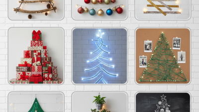 Top 10 Creative Wall Christmas Tree Ideas for Small Spaces