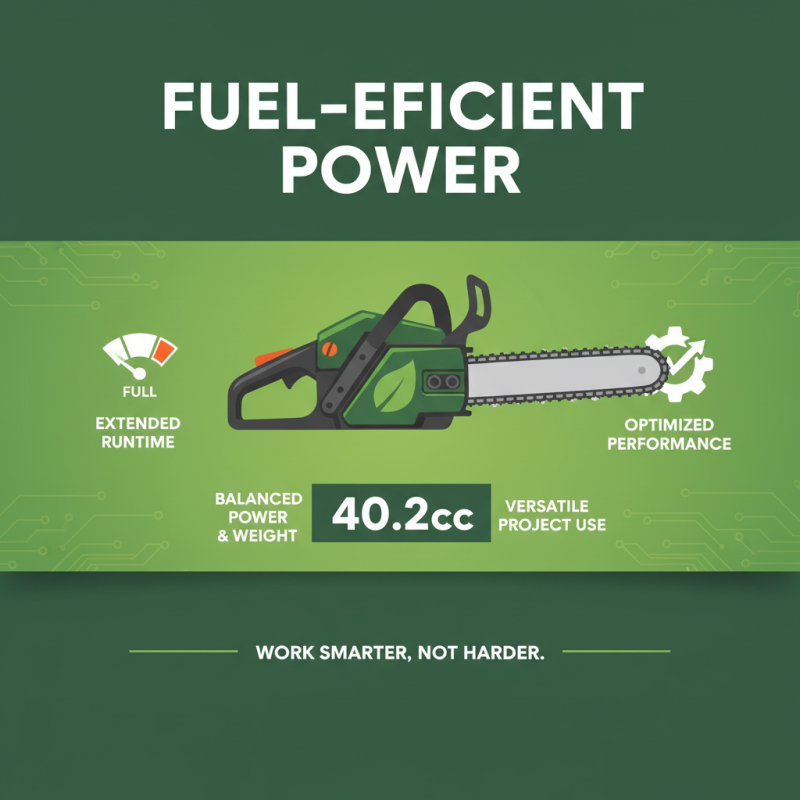 Why You Should Choose a 40.2cc Gasoline Chain Saw for Your Outdoor Projects