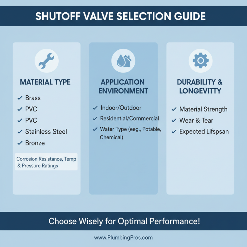 Essential Tips for Choosing the Right Shutoff Valve for Your Plumbing Needs