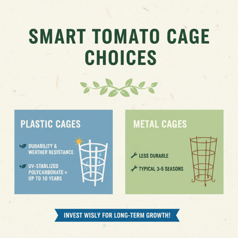How to Choose the Best Plastic Tomato Cages for Your Garden in 2025