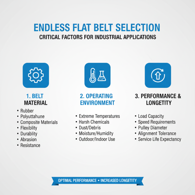 How to Choose the Best Endless Flat Belt for Your Industrial Needs