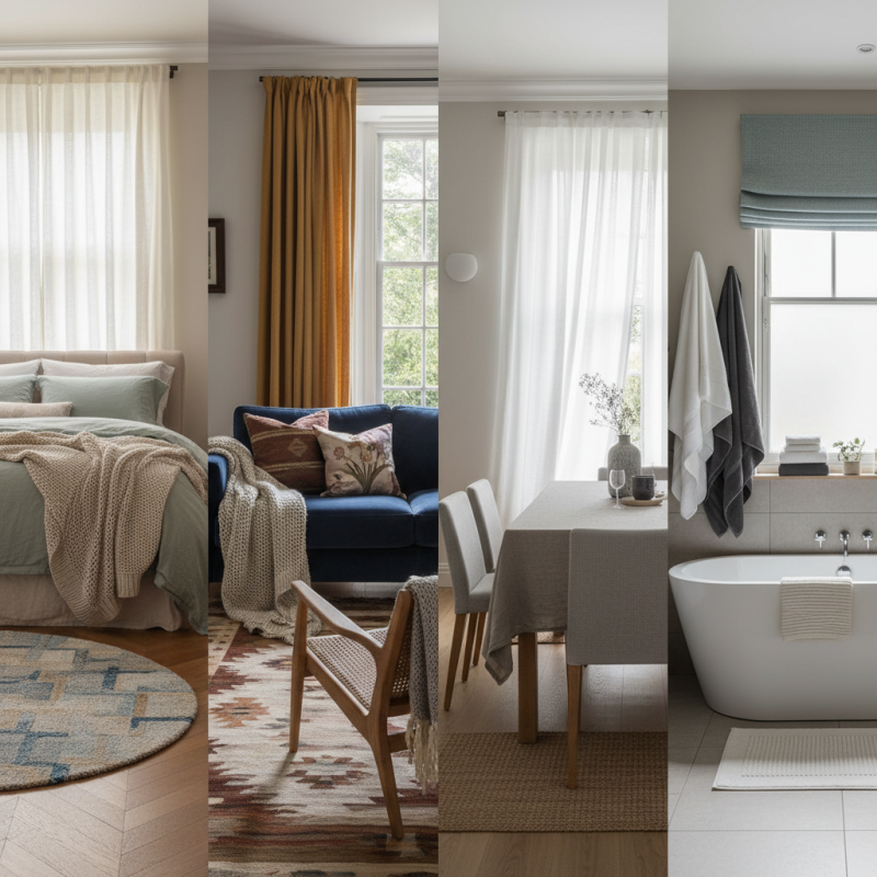 How to Choose the Right Home Textile for Every Room in Your House