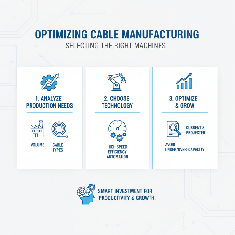 How to Choose the Best Cable Manufacturing Machines for Your Production Needs