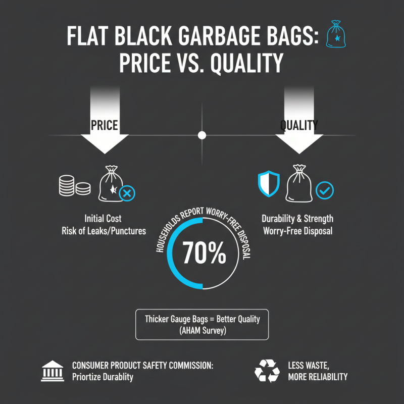 How to Choose the Best Flat Black Garbage Bags for Your Needs