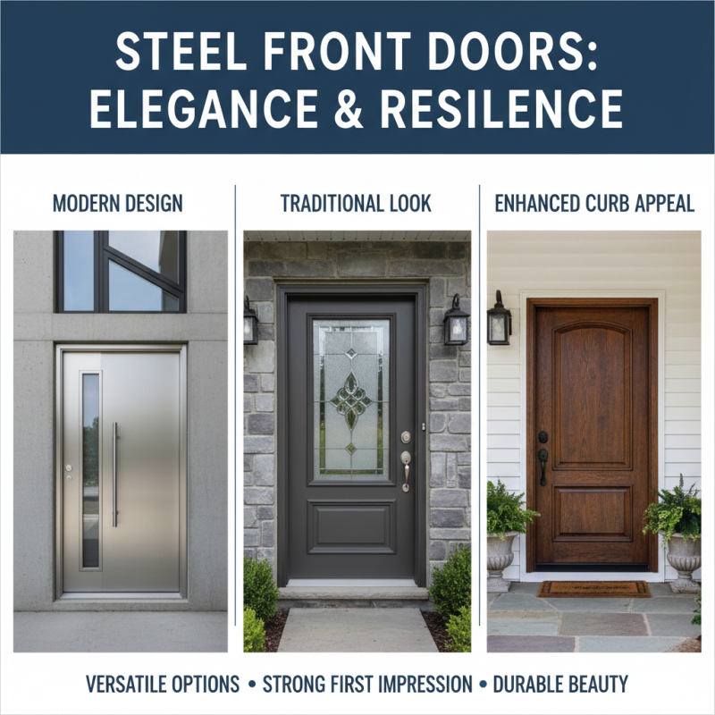 Why Choose Steel Front Doors for Your Home Security and Aesthetic Appeal