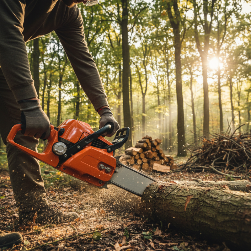Why You Should Choose a 40.2cc Gasoline Chain Saw for Your Outdoor Projects