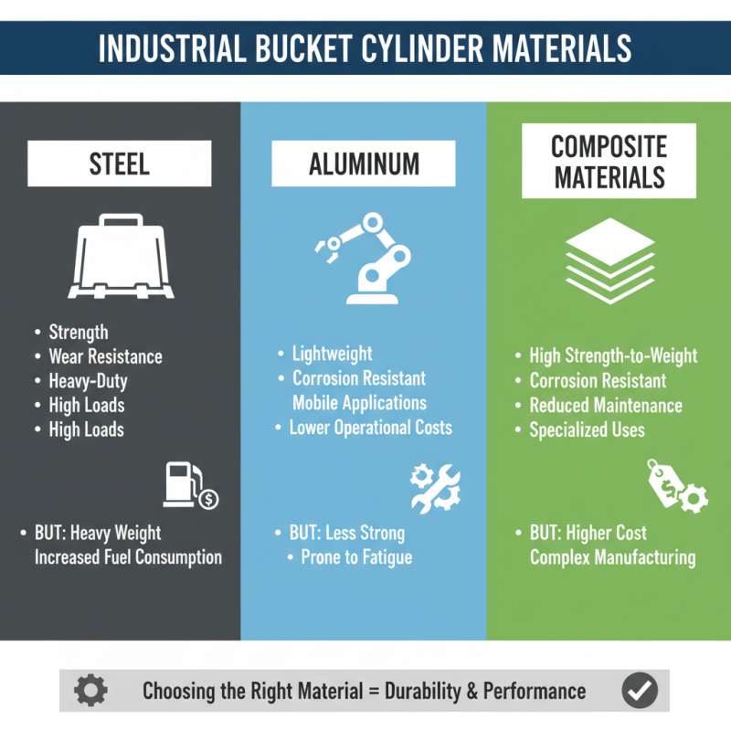 Top Bucket Cylinder Types for Efficient Industrial Applications