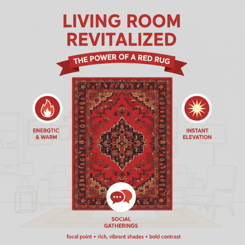 Top 10 Red Living Room Rug Ideas to Transform Your Space
